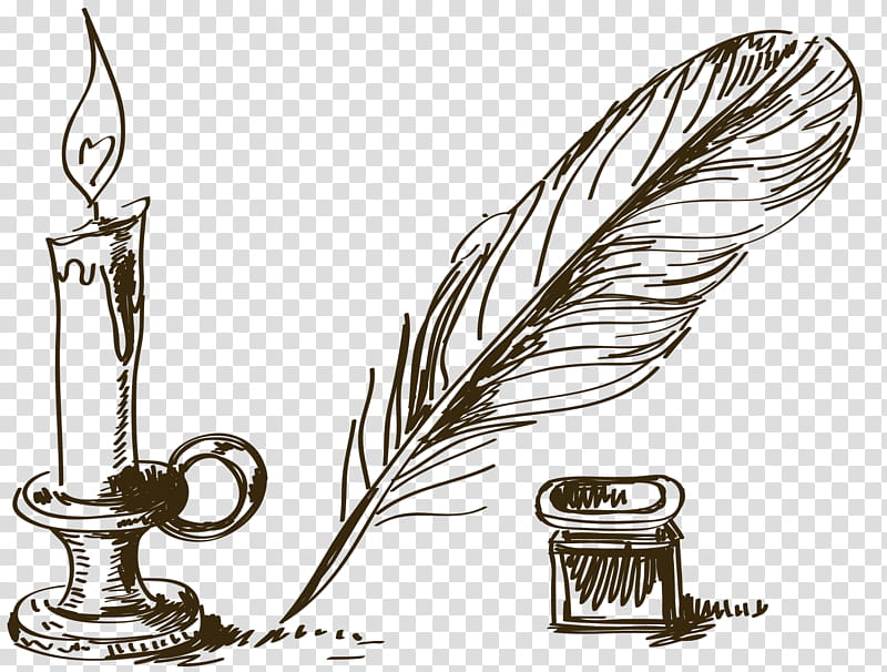 Book Black And White, Quill, Drawing, Feather, Pen, Quill And Ink, Black And White
, Cold Weapon transparent background PNG clipart