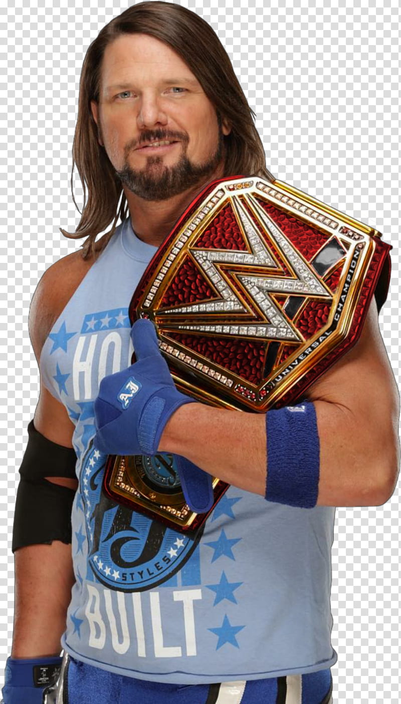 AJ STYLES UNIVERSAL CHAMPION transparent background PNG clipart