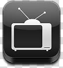 D Dark Icon , TV transparent background PNG clipart