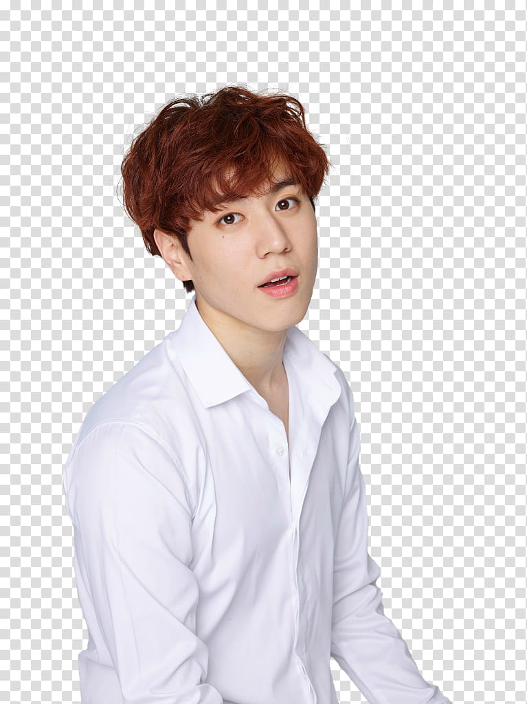 KIM YUGYEOM GOT, men's white dress shirt transparent background PNG clipart