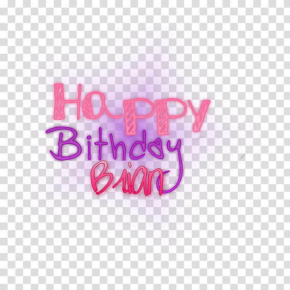 Happy Birthday Brian, Happy birthday brian text transparent background ...