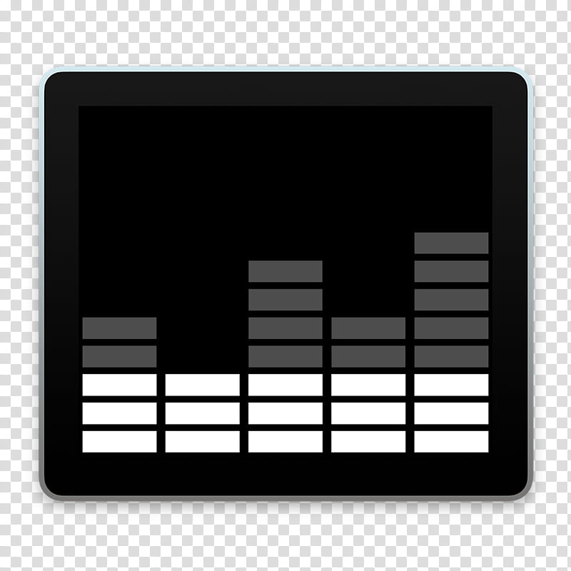 OS X Yosemite Deezer, black and white graph illustration transparent background PNG clipart
