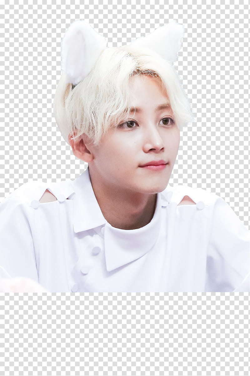 Seventeen Jeonghan, men's white collar top transparent background PNG clipart