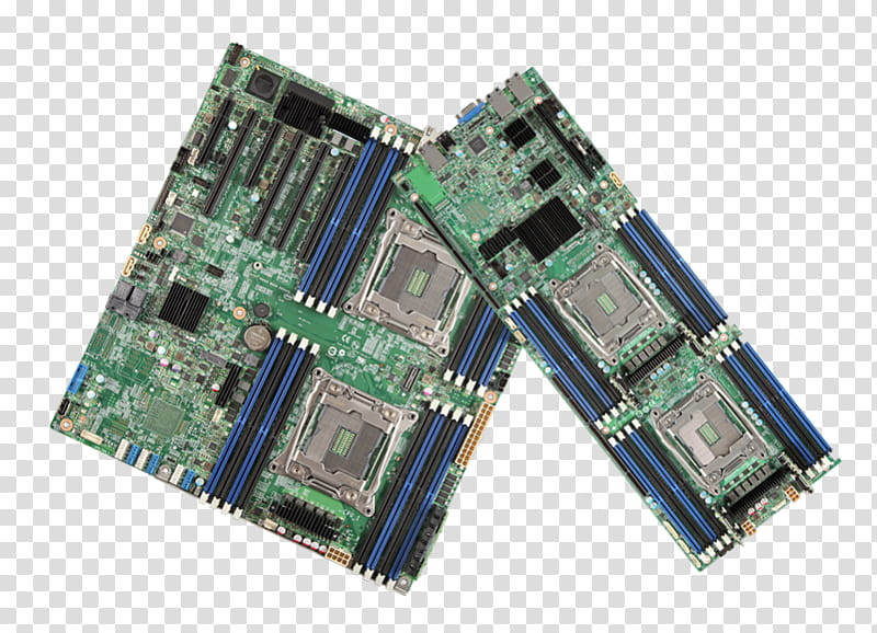 Card, Motherboard, Intel, Intel Server Board S2600cw2r, Network Cards Adapters, Printed Circuit Boards, LGA 2011, Computer Hardware transparent background PNG clipart