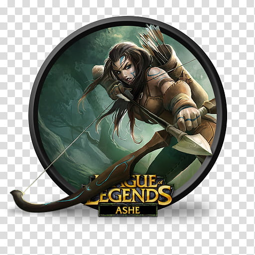 LoL icons, League of Legends Ashe transparent background PNG clipart