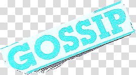 Magazine Scan , blue gossip text transparent background PNG clipart
