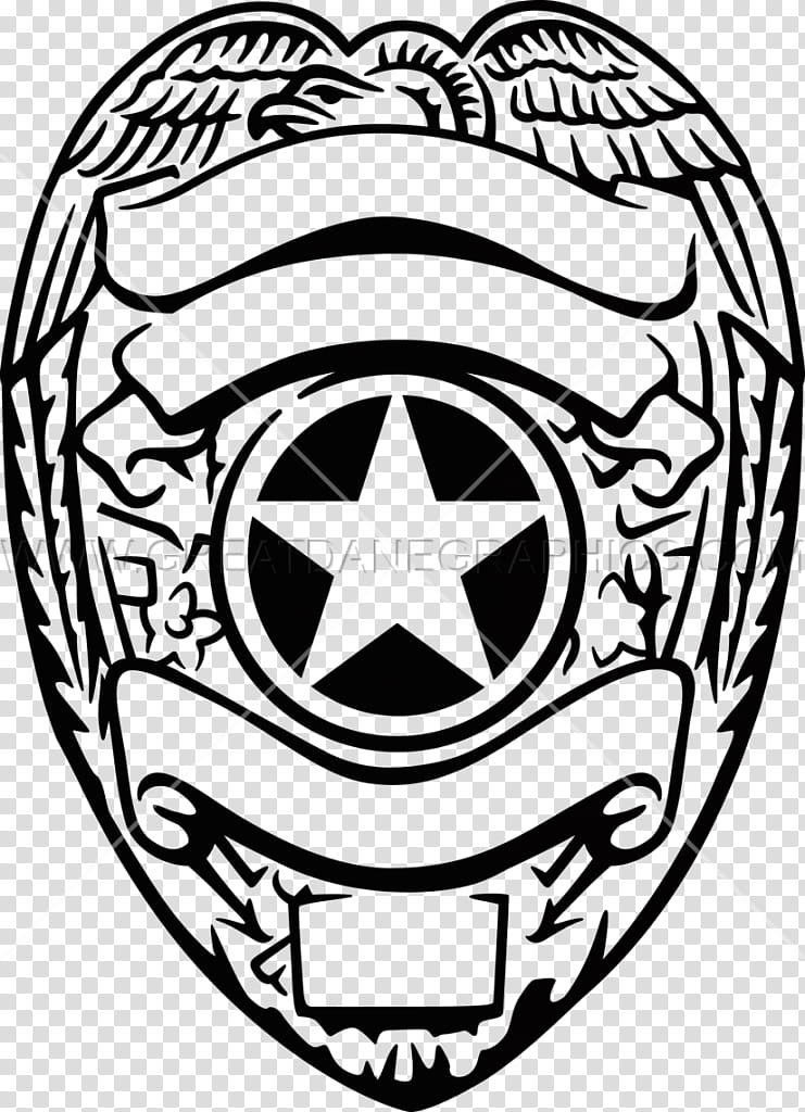 Law and Legal Clipart-police officer silver badge clipart