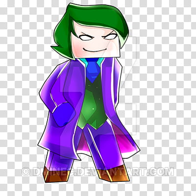 Minecraft The Joker Transparent Background Png Clipart Hiclipart - minecraft pocket edition roblox youtube herobrine minecraft transparent background png clipart hiclipart