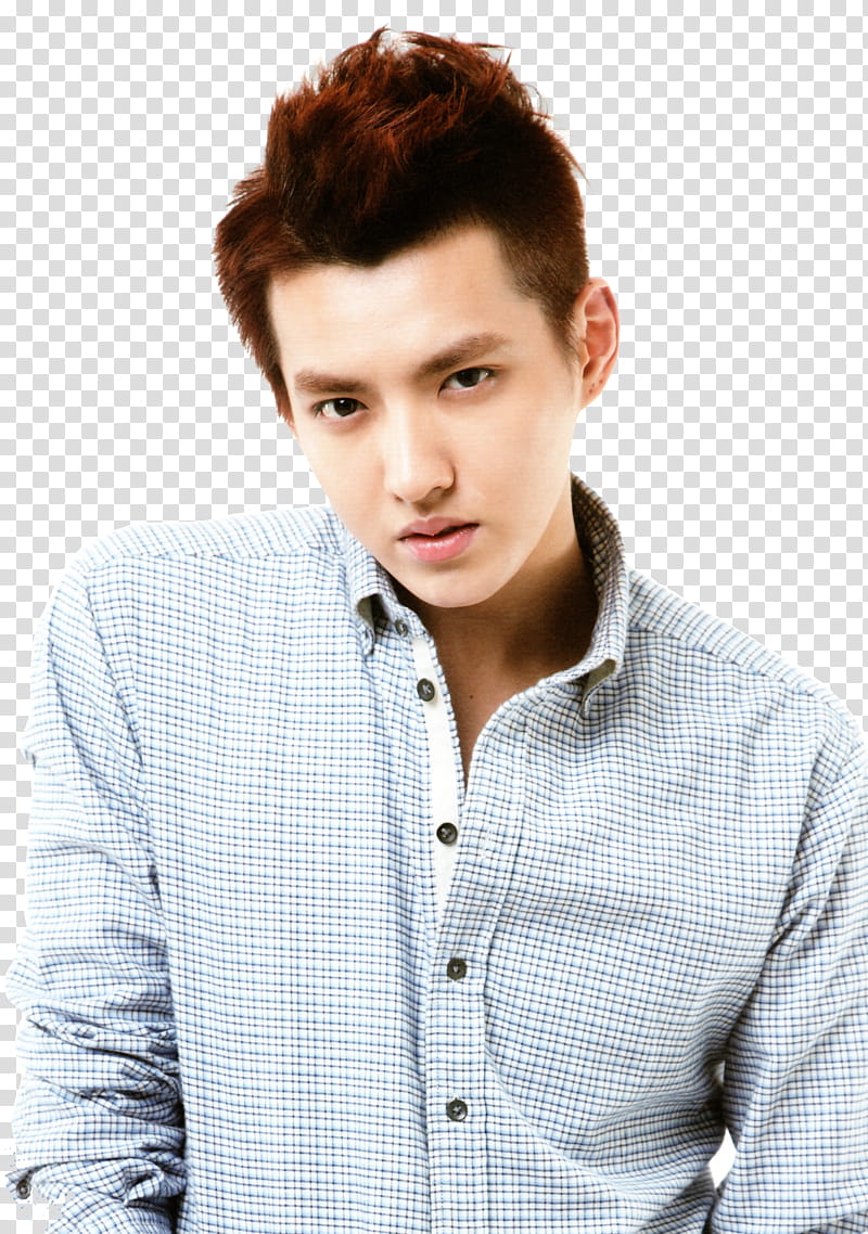 RENDER EXO for SMTOWN Week set, man wearing blue dress shirt transparent background PNG clipart