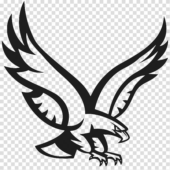 Eagle Logo, Bald Eagle, Golden Eagle, Americas Bald Eagle, Wing, Blackandwhite, Stencil, Emblem transparent background PNG clipart