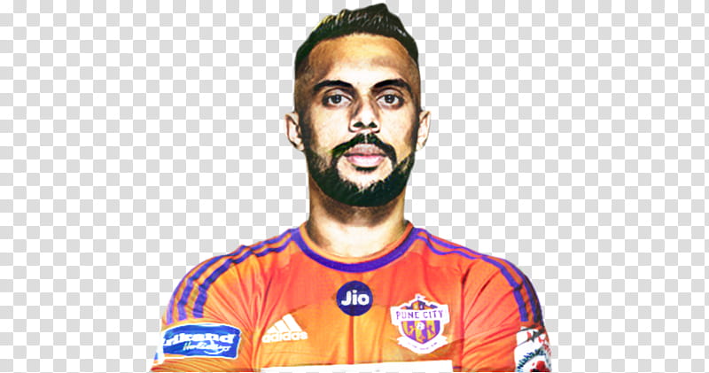 India, Indian Super League, Fc Pune City, Football, Football Player, Team, Facial Hair, Forehead transparent background PNG clipart