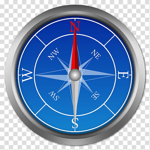 Clock, Compass, Microsoft Azure, Wall Clock, Hardware, Electric Blue, Tool, Circle transparent background PNG clipart
