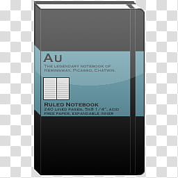 Moleskine Unwrapped Edition transparent background PNG clipart