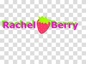 Text Rachel Berry transparent background PNG clipart thumbnail