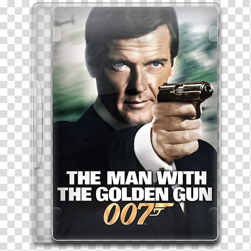 Movie Icon Mega , The Man with the Golden Gun, The Man With The Golden Gun  case cover transparent background PNG clipart