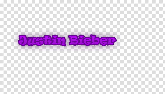 Textos Justin Bieber, purple Justin Bieber calligraphy transparent background PNG clipart