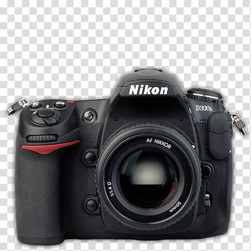 Modern DSLR Icon Collection, Nikon_Ds, black Nikon Ds DSLR camera transparent background PNG clipart