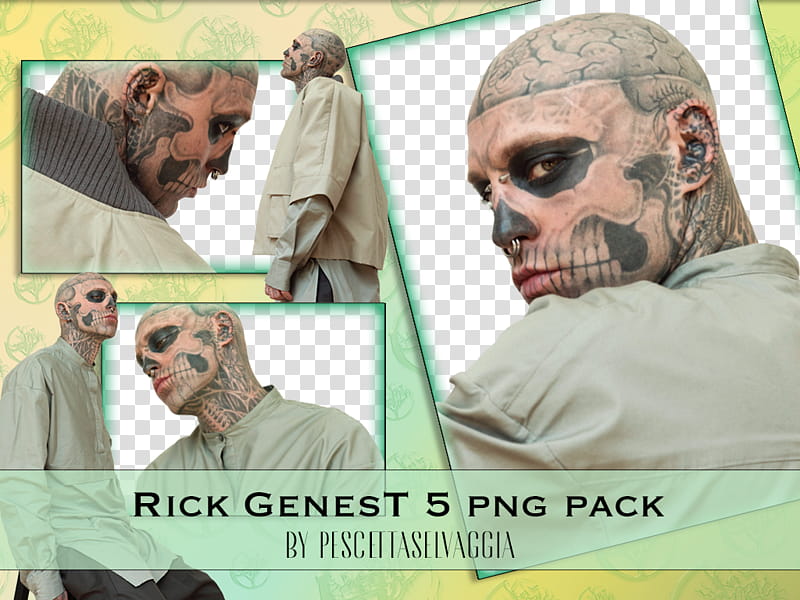 Rick Genest  transparent background PNG clipart