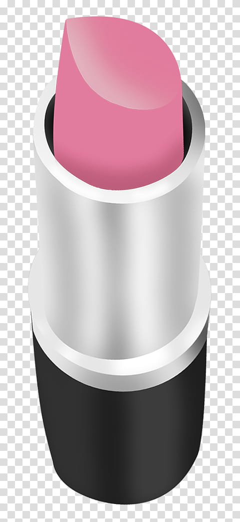 Cosmetics Lipsticks and Eyeshadows, pink lipstick digital illustration transparent background PNG clipart