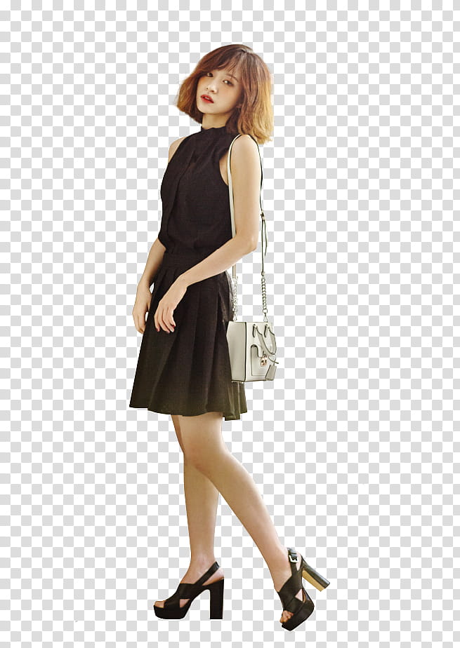 EXID HANI Instyle P, woman posing in front of camera transparent background PNG clipart
