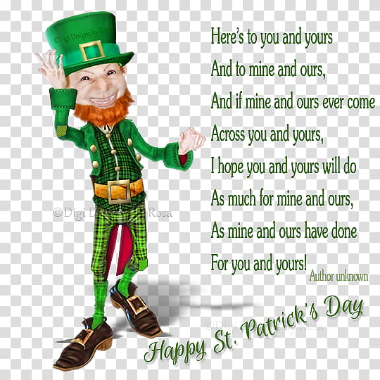 Happy St Patrick&#;s day transparent background PNG clipart