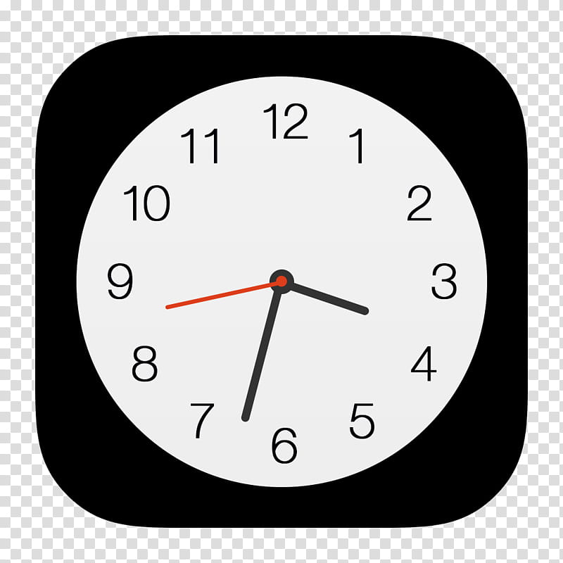 iOS  Icons, Clock transparent background PNG clipart