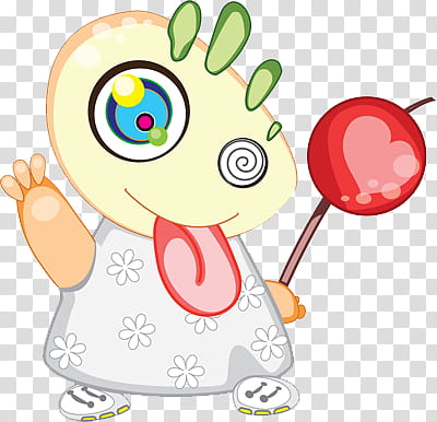 Cute, girl holding red lollipop illustration transparent background PNG clipart