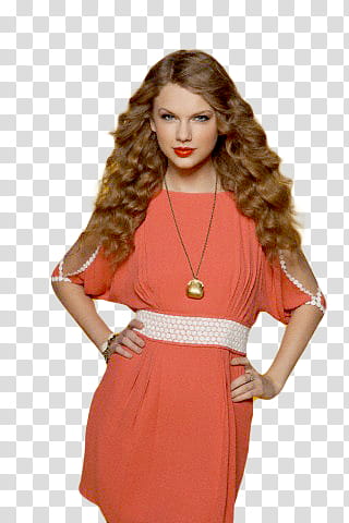 Taylor Swift, Taylor Swift akimbo wearing dress transparent background PNG clipart