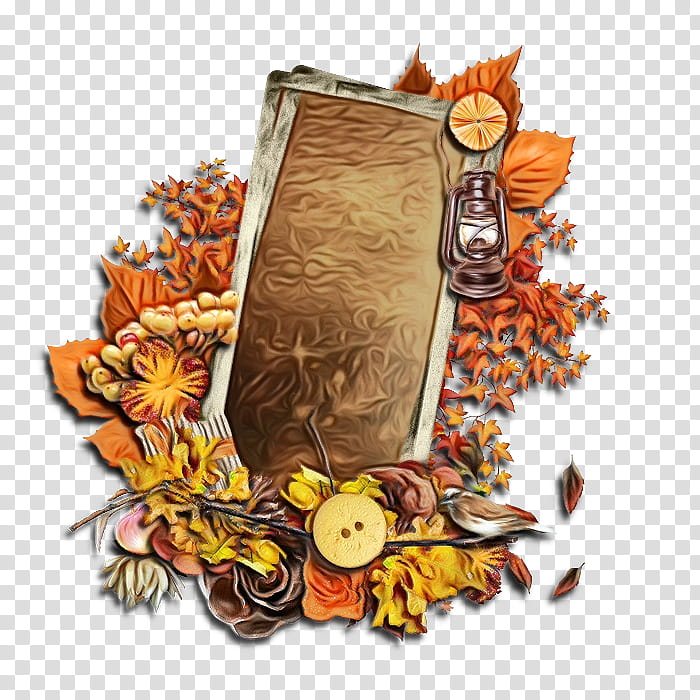 Thanksgiving Frames, Frames, Flower, Leaf, Autumn transparent background PNG clipart