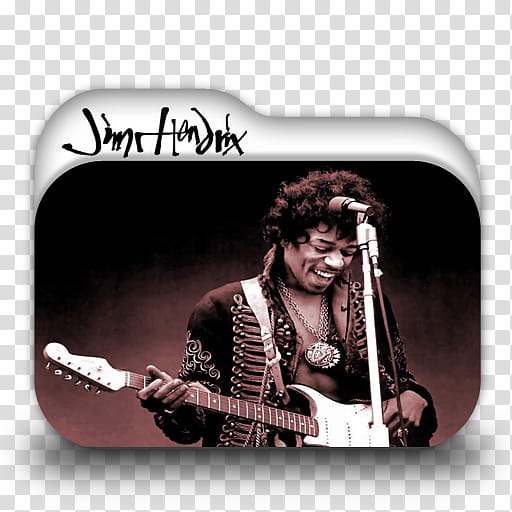 Jimi Hendrix Folder Icon, Jimi Hendrix transparent background PNG clipart