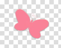Lindos y sencillos, pink butterfly illustration transparent background PNG clipart