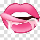 GHETTO EMOJIS, person licking lips graphic transparent background PNG clipart