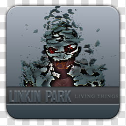 ICONS LINKIN PARK LIVING THINGS, logo lp  transparent background PNG clipart