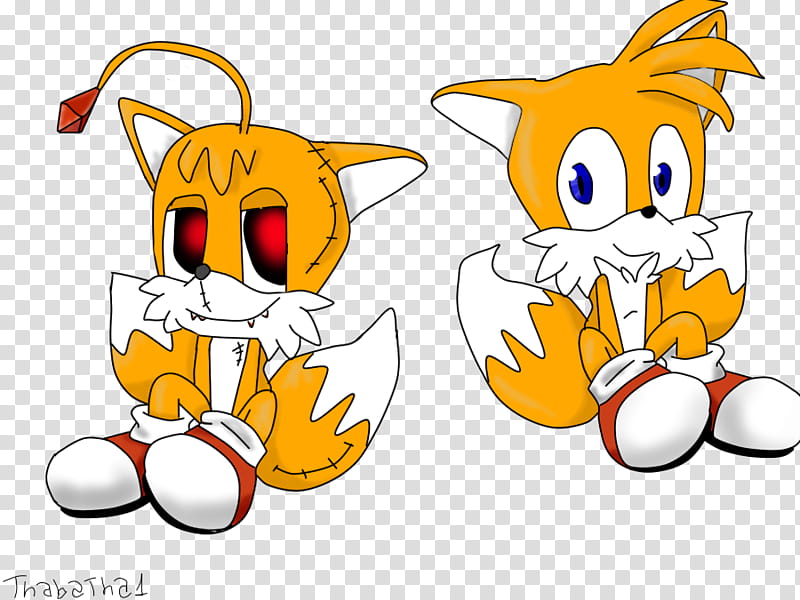 Tails The Fox and Tails Doll transparent background PNG clipart