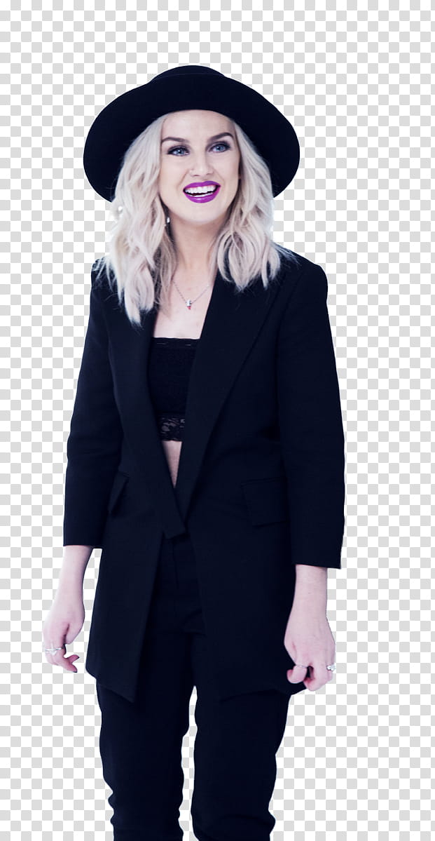 Little Mix Move, woman wearing black coat transparent background PNG clipart