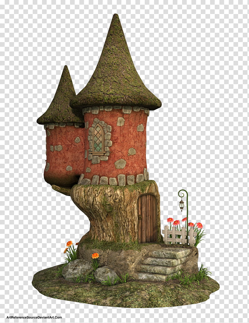 Free Cute Fairy House transparent background PNG clipart