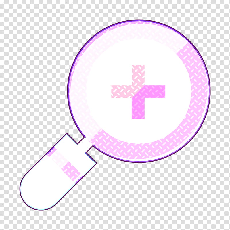 Search icon Plus icon, Purple, Violet, Pink, Symbol, Material Property, Cross, Circle transparent background PNG clipart