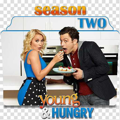 Young and Hungry series and season folder icons, Young and Hungry S ( transparent background PNG clipart