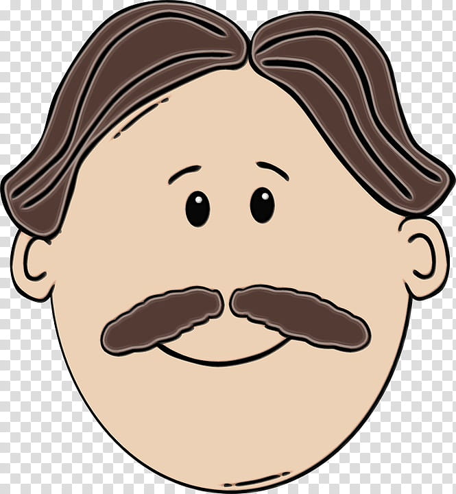 Moustache, Goatee, Beard, Facial Hair, Man, Horseshoe Moustache, Cartoon, Handlebar Moustache transparent background PNG clipart