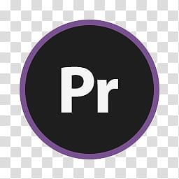 Circular Icon Set, Premiere Pro, Pr logo transparent background PNG clipart  | HiClipart