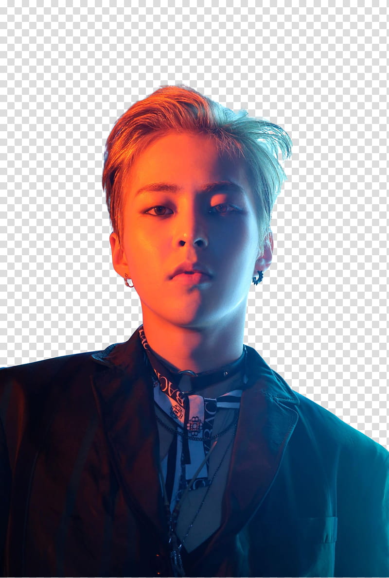 EXO LOTTO Digital Booklet, man wearing black collared shirt transparent background PNG clipart