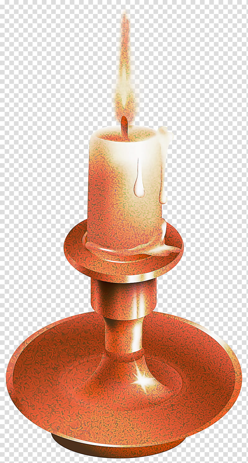 Orange, Candle, Candle Holder, Lighting, Oil Lamp, Interior Design, Peach, Metal transparent background PNG clipart