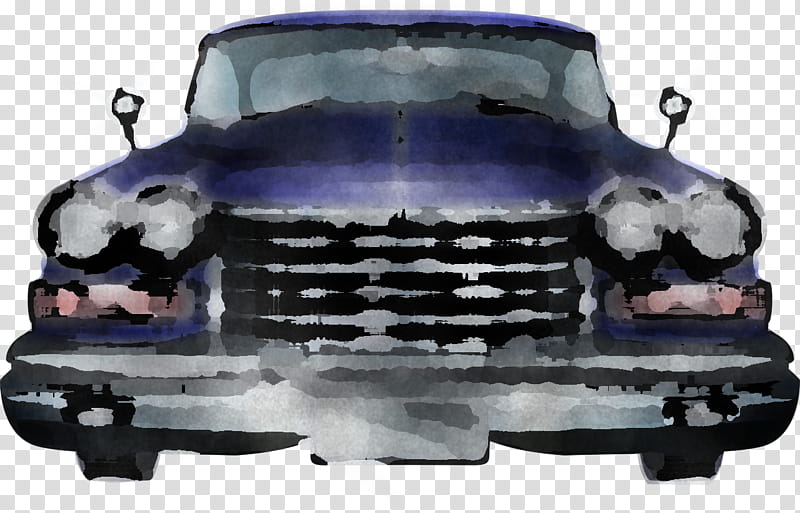 vehicle car hood bumper full-size car, Fullsize Car, Grille, Pickup Truck, Vintage Car, Classic Car transparent background PNG clipart