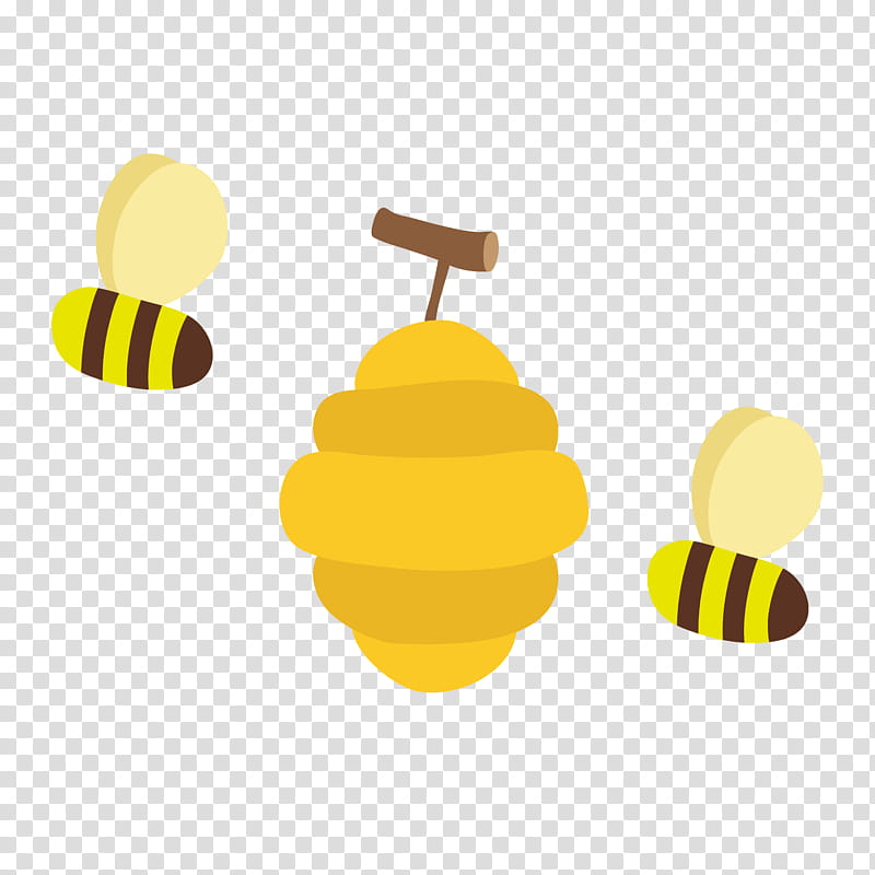 honeybee bee yellow membrane-winged insect, Membranewinged Insect, Pollinator transparent background PNG clipart