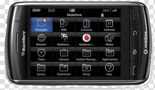 Celulares , black BlackBerry smartphone transparent background PNG clipart