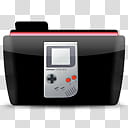 WB Red, gray GameBoy Advance folder transparent background PNG clipart