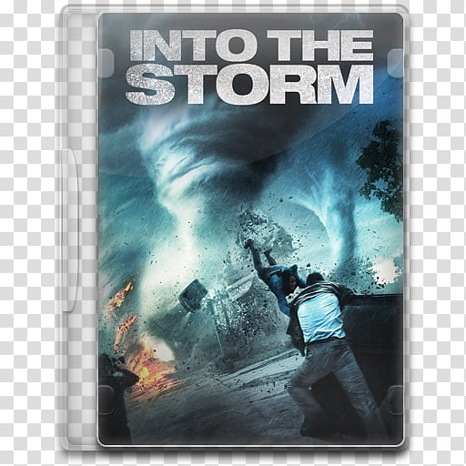 Movie Icon , Into the Storm, Into the Storm DVD case transparent background PNG clipart