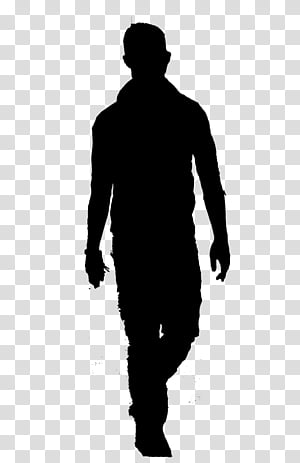 Man, Silhouette, Portrait, Drawing, Document, Standing, Male, Human ...