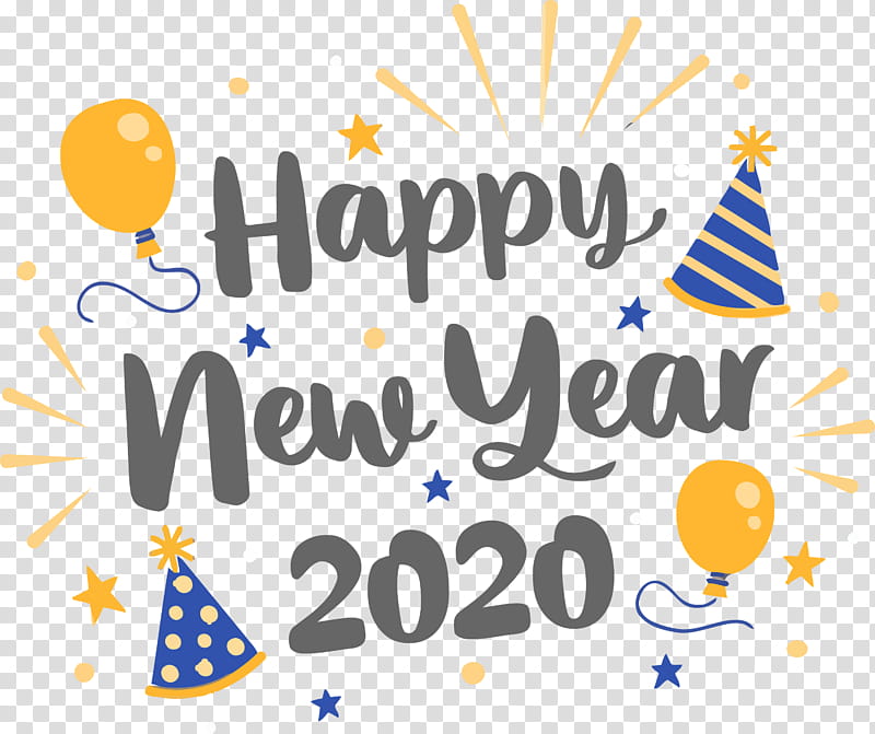happy new year 2020 new years 2020 2020, Text, Yellow, Line, Celebrating, Calligraphy transparent background PNG clipart