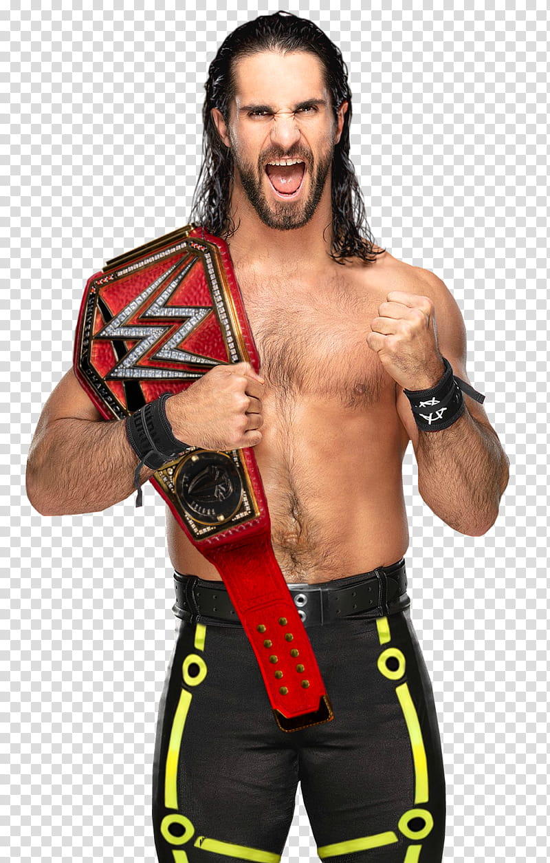 Seth Rollins Universal Champion  Custom transparent background PNG clipart